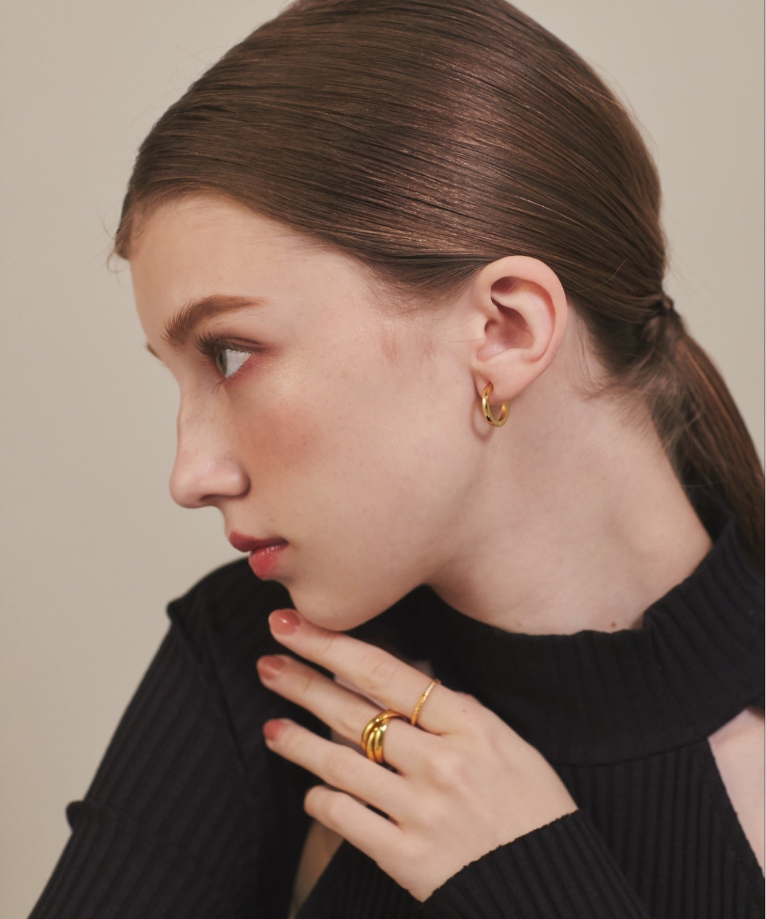 ciite' シーテ ピアス（両耳用） 【 金属アレルギー対応 】 シンプルフープピアス サージカルステンレス (両耳用)