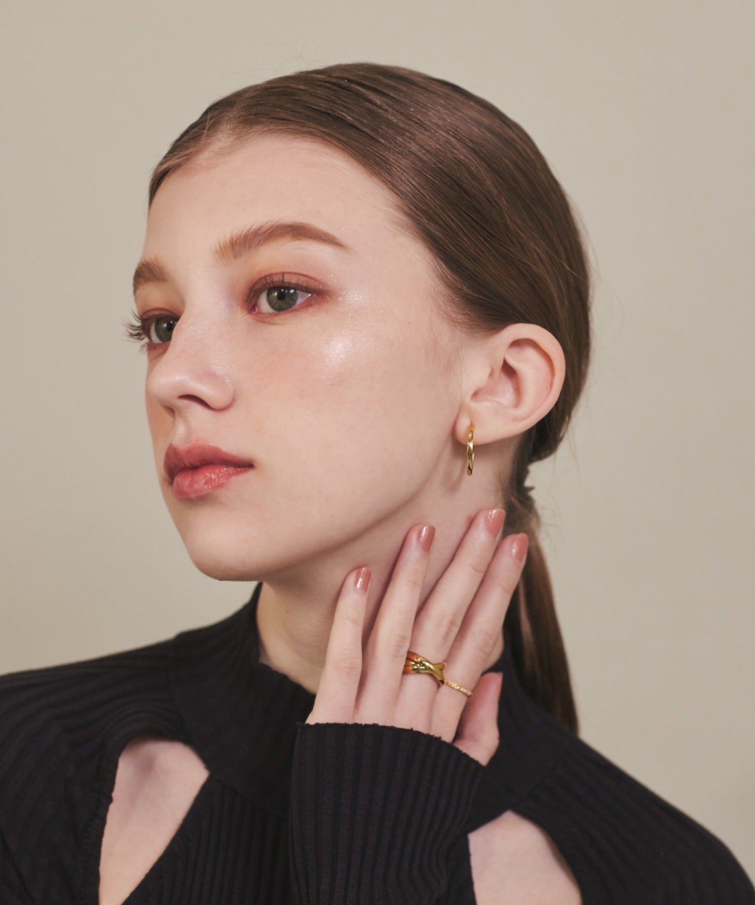 ciite' シーテ ピアス（両耳用） 【 金属アレルギー対応 】 シンプルフープピアス サージカルステンレス (両耳用)