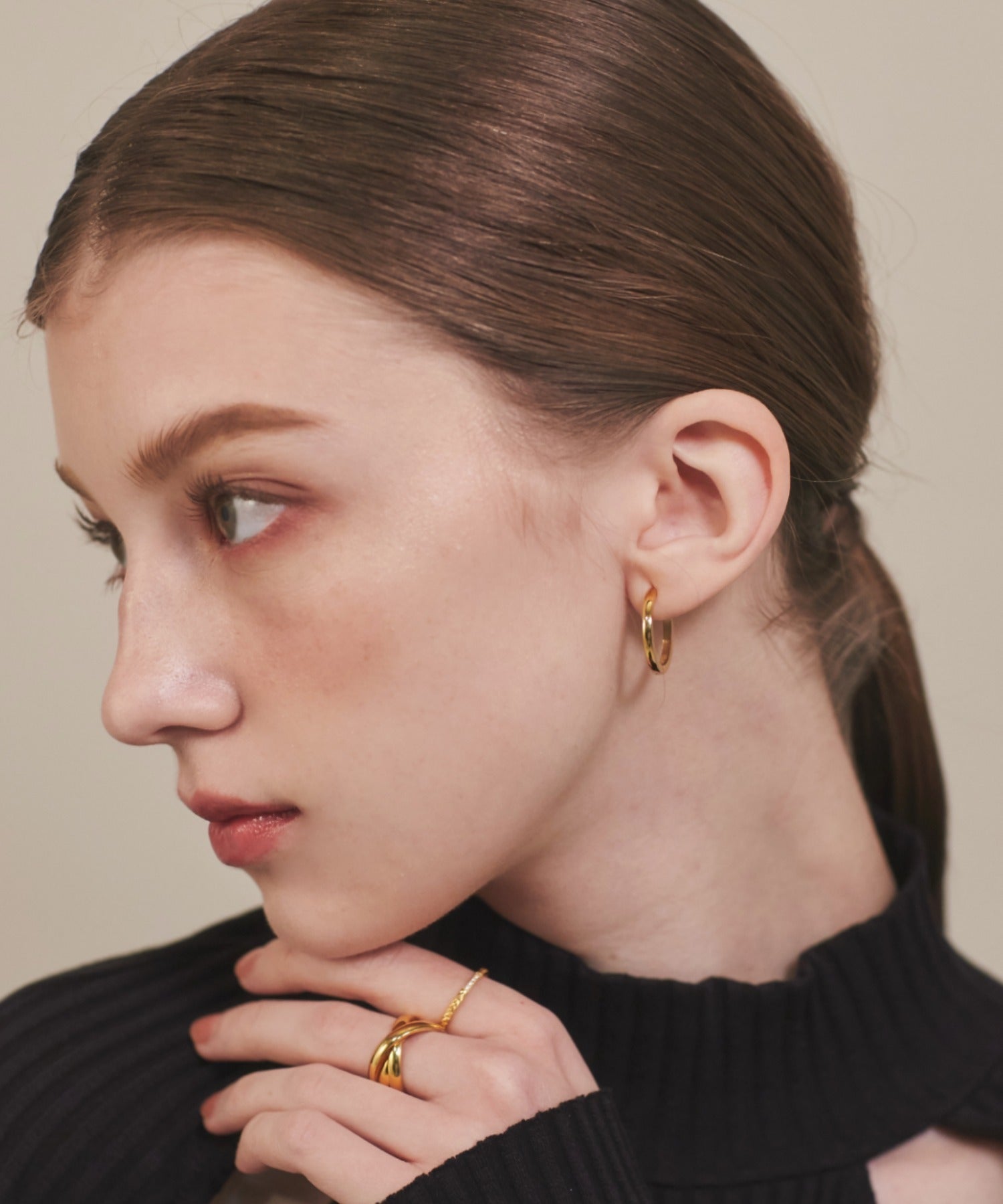 ciite' シーテ ピアス（両耳用） 【 金属アレルギー対応 】 シンプルフープピアス サージカルステンレス (両耳用)