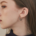 ciite' シーテ ピアス（両耳用） 【 金属アレルギー対応 】 シンプルフープピアス サージカルステンレス (両耳用)