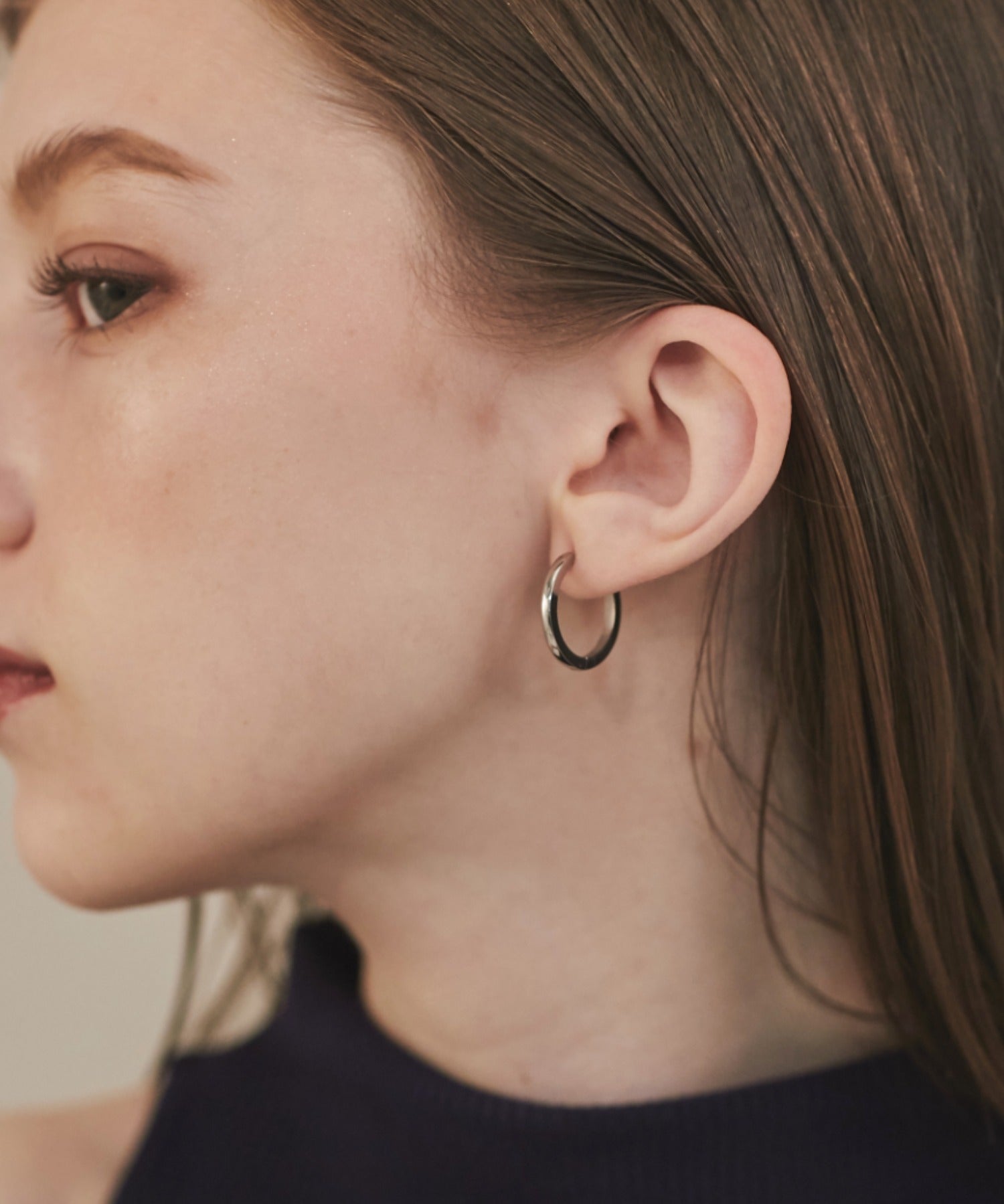 ciite' シーテ ピアス（両耳用） 【 金属アレルギー対応 】 シンプルフープピアス サージカルステンレス (両耳用)