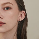 ciite' シーテ ピアス（両耳用） 【 金属アレルギー対応 】 シンプルフープピアス サージカルステンレス (両耳用)