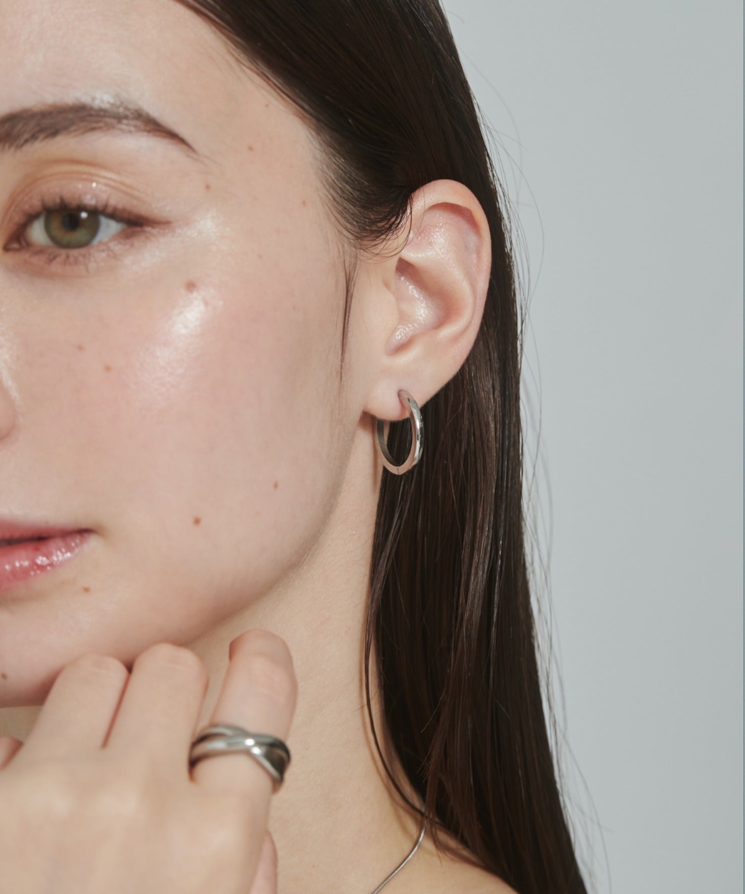 ciite' シーテ ピアス（両耳用） 【 金属アレルギー対応 】 シンプルフープピアス サージカルステンレス (両耳用)