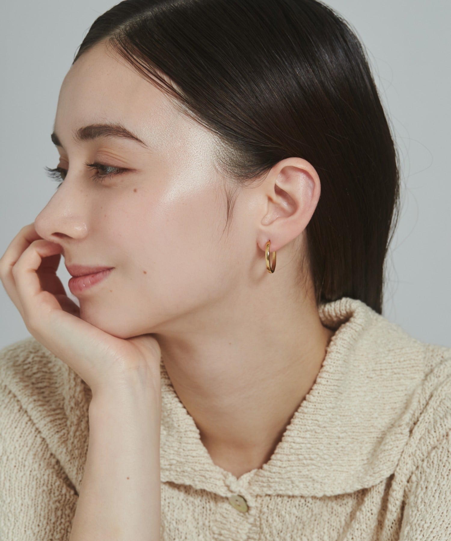 ciite' シーテ ピアス（両耳用） 【 金属アレルギー対応 】 シンプルフープピアス サージカルステンレス (両耳用)