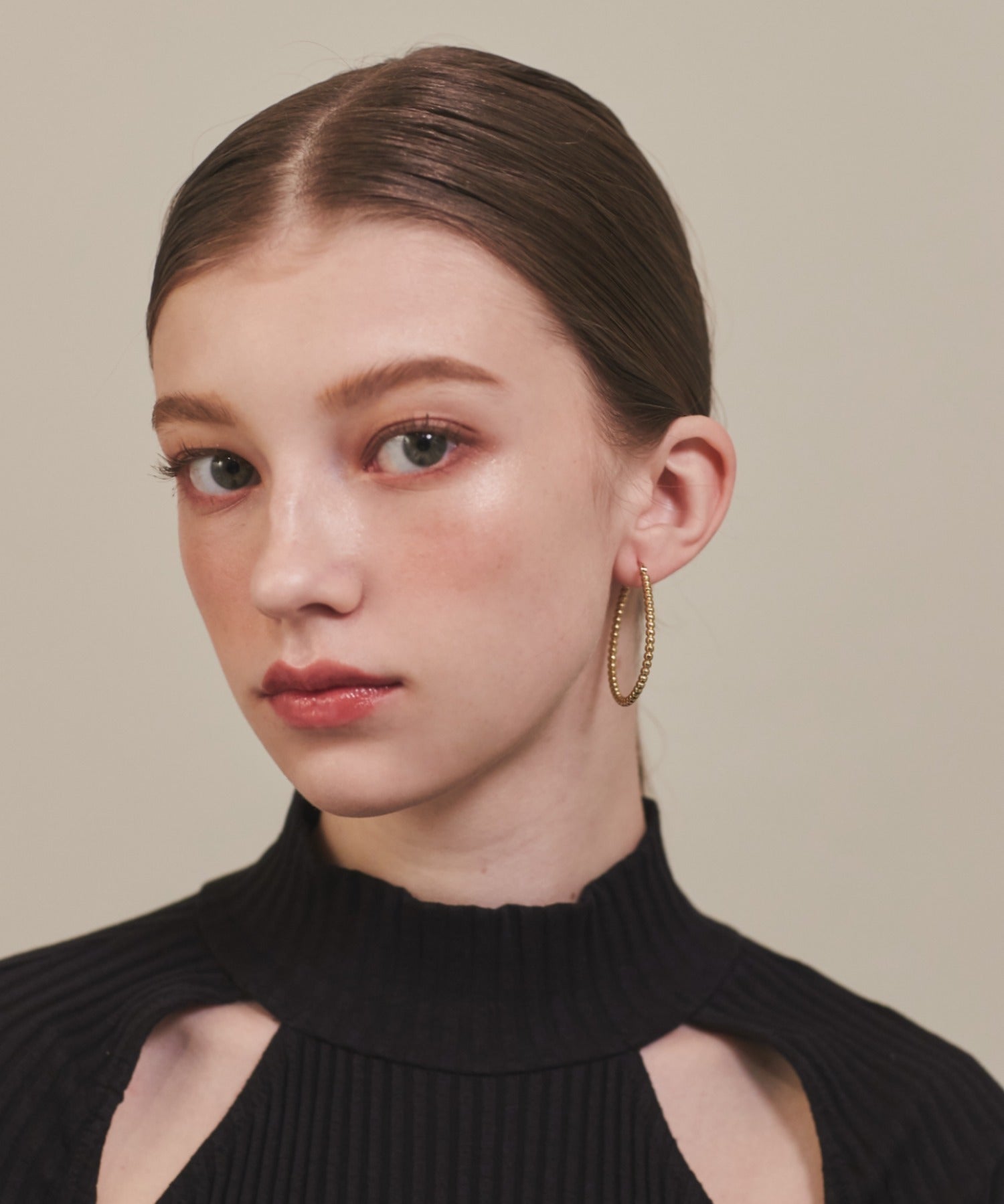 ciite' シーテ ピアス（両耳用） 【 金属アレルギー対応 】 オーバルフープピアス サージカルステンレス (両耳用)