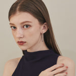 ciite' シーテ ピアス（両耳用） 【 金属アレルギー対応 】 オーバルフープピアス サージカルステンレス (両耳用)