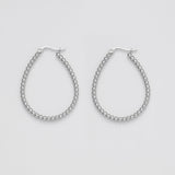 ciite' シーテ ピアス（両耳用） 【 金属アレルギー対応 】 オーバルフープピアス サージカルステンレス (両耳用)