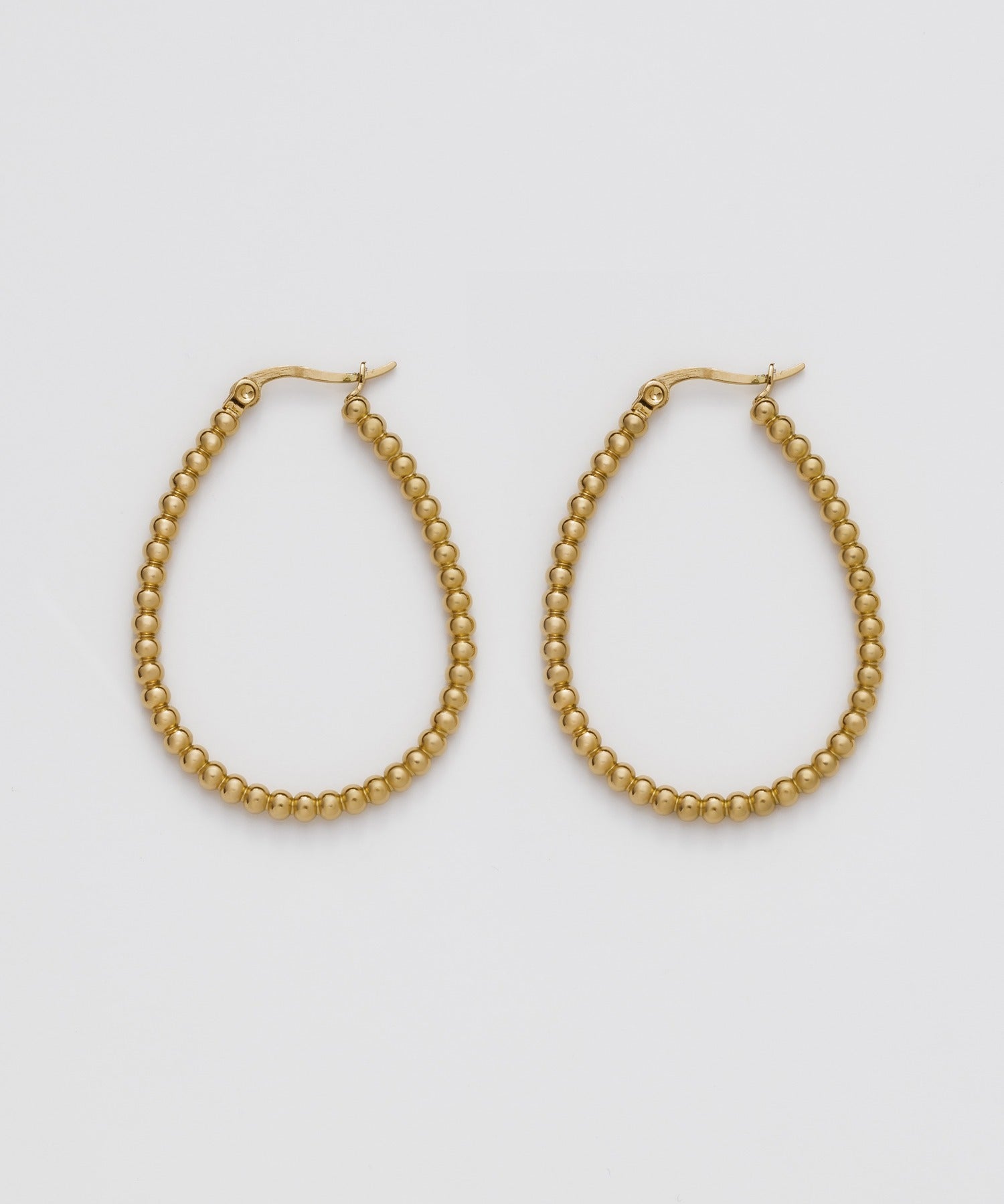 ciite' シーテ ピアス（両耳用） 【 金属アレルギー対応 】 オーバルフープピアス サージカルステンレス (両耳用)