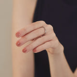 ciite' シーテ リング 【 金属アレルギー対応 】 シンプルビジューリング サージカルステンレス