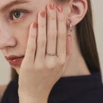 ciite' シーテ リング 【 金属アレルギー対応 】 シンプルビジューリング サージカルステンレス