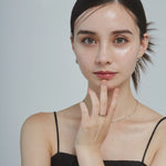 ciite' シーテ リング 【 金属アレルギー対応 】 シンプルビジューリング サージカルステンレス