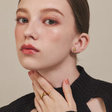 ciite' シーテ ピアス（両耳用） 【 金属アレルギー対応 】 シンプルハートピアス サージカルステンレス (両耳用)