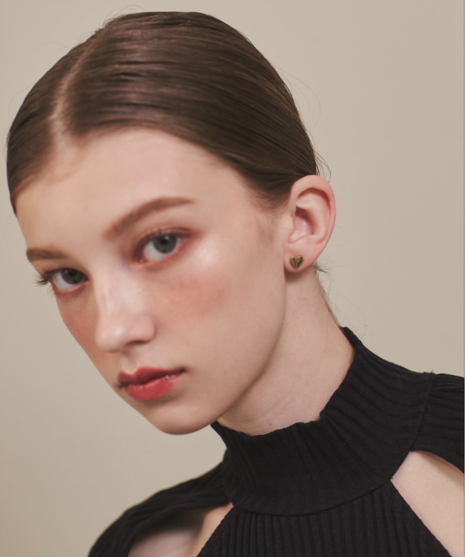 ciite' シーテ ピアス（両耳用） 【 金属アレルギー対応 】 シンプルハートピアス サージカルステンレス (両耳用)