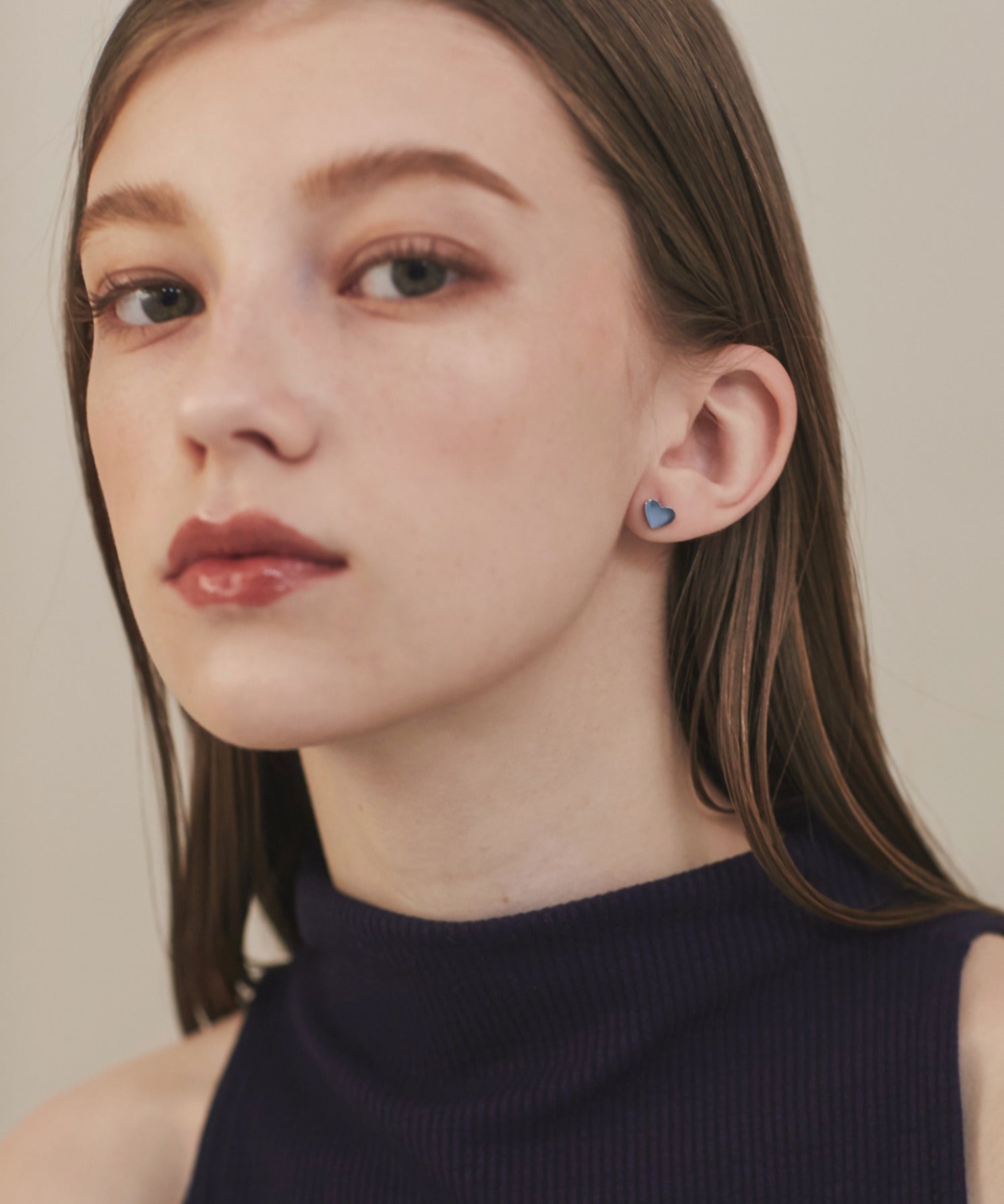 ciite' シーテ ピアス（両耳用） 【 金属アレルギー対応 】 シンプルハートピアス サージカルステンレス (両耳用)