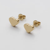 ciite' シーテ ピアス（両耳用） 【 金属アレルギー対応 】 シンプルハートピアス サージカルステンレス (両耳用)