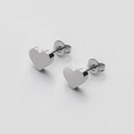 ciite' シーテ ピアス（両耳用） 【 金属アレルギー対応 】 シンプルハートピアス サージカルステンレス (両耳用)