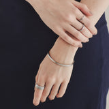 ciite' シーテ ブレスレット 【 金属アレルギー対応 】 シンプルバングル サージカルステンレス シルバー FREE