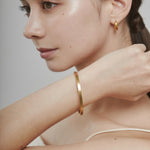 ciite' シーテ ブレスレット 【 金属アレルギー対応 】 シンプルバングル サージカルステンレス ゴールド FREE