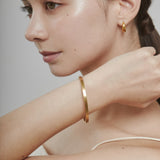 ciite' シーテ ブレスレット 【 金属アレルギー対応 】 シンプルバングル サージカルステンレス ゴールド FREE