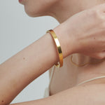 ciite' シーテ ブレスレット 【 金属アレルギー対応 】 シンプルバングル / ブレスレット サージカルステンレス ゴールド FREE