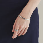 ciite' シーテ ブレスレット 【 金属アレルギー対応 】 シンプルバングル / ブレスレット サージカルステンレス シルバー FREE