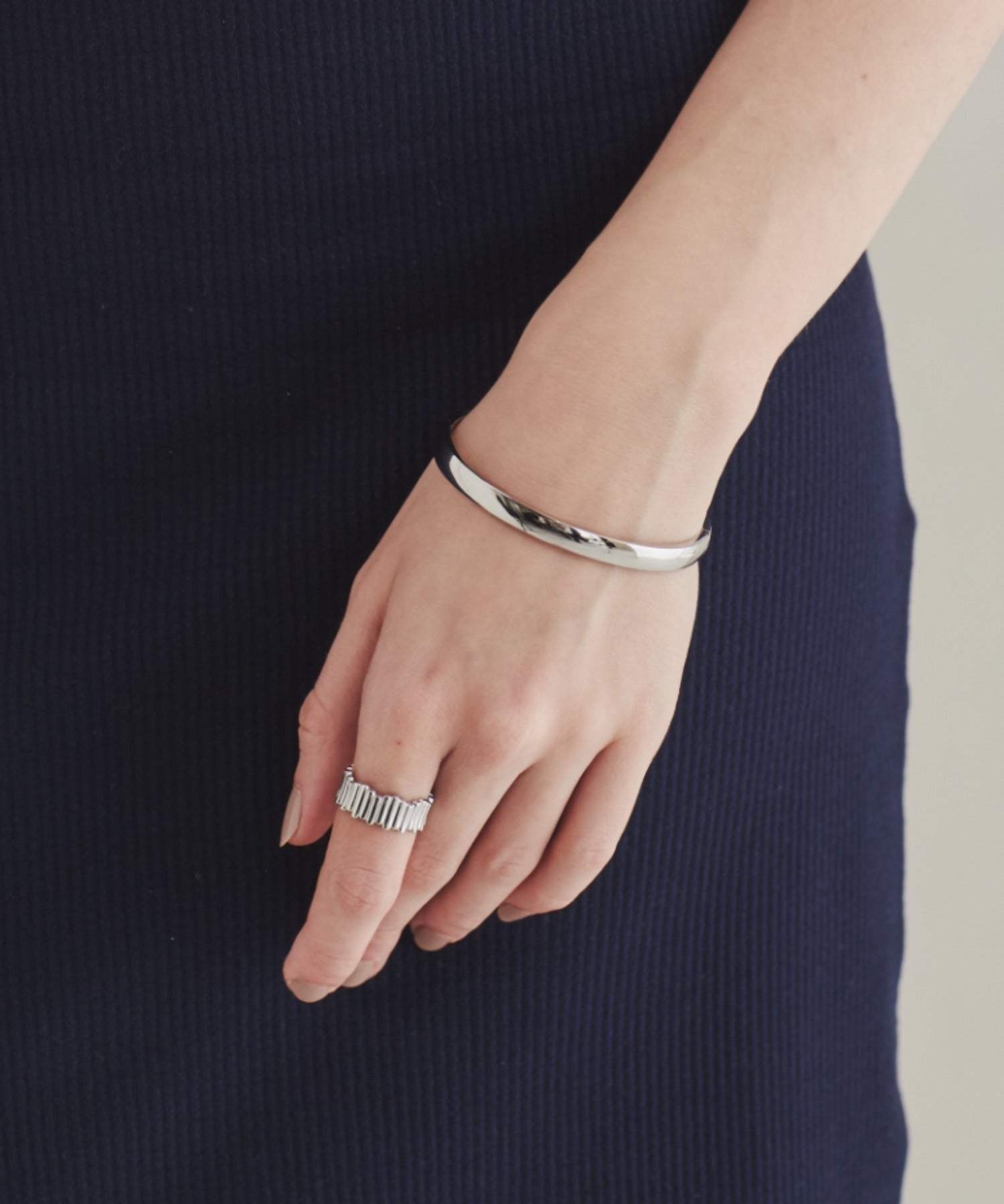 ciite' シーテ ブレスレット 【 金属アレルギー対応 】 シンプルバングル / ブレスレット サージカルステンレス シルバー FREE