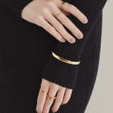 ciite' シーテ ブレスレット 【 金属アレルギー対応 】 シンプルバングル / ブレスレット サージカルステンレス ゴールド FREE