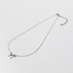 ciite' シーテ ネックレス 【 金属アレルギー対応 】 シンプルリボン ネックレス サージカルステンレス