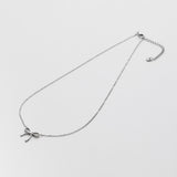 ciite' シーテ ネックレス 【 金属アレルギー対応 】 シンプルリボン ネックレス サージカルステンレス