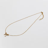 ciite' シーテ ネックレス 【 金属アレルギー対応 】 シンプルリボン ネックレス サージカルステンレス