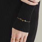 ciite' シーテ ブレスレット 【 金属アレルギー対応 】 バタフライ ブレスレット サージカルステンレス ゴールド FREE