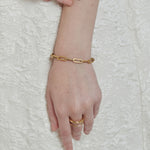 ciite' シーテ ブレスレット 【 金属アレルギー対応 】 シンプルチェーンブレスレット サージカルステンレス ゴールド FREE