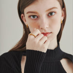 ciite' シーテ リング 【 金属アレルギー対応 】 ツイストリング サージカルステンレス