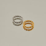 ciite' シーテ リング 【 金属アレルギー対応 】 ツイストリング サージカルステンレス