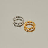 ciite' シーテ リング 【 金属アレルギー対応 】 ツイストリング サージカルステンレス