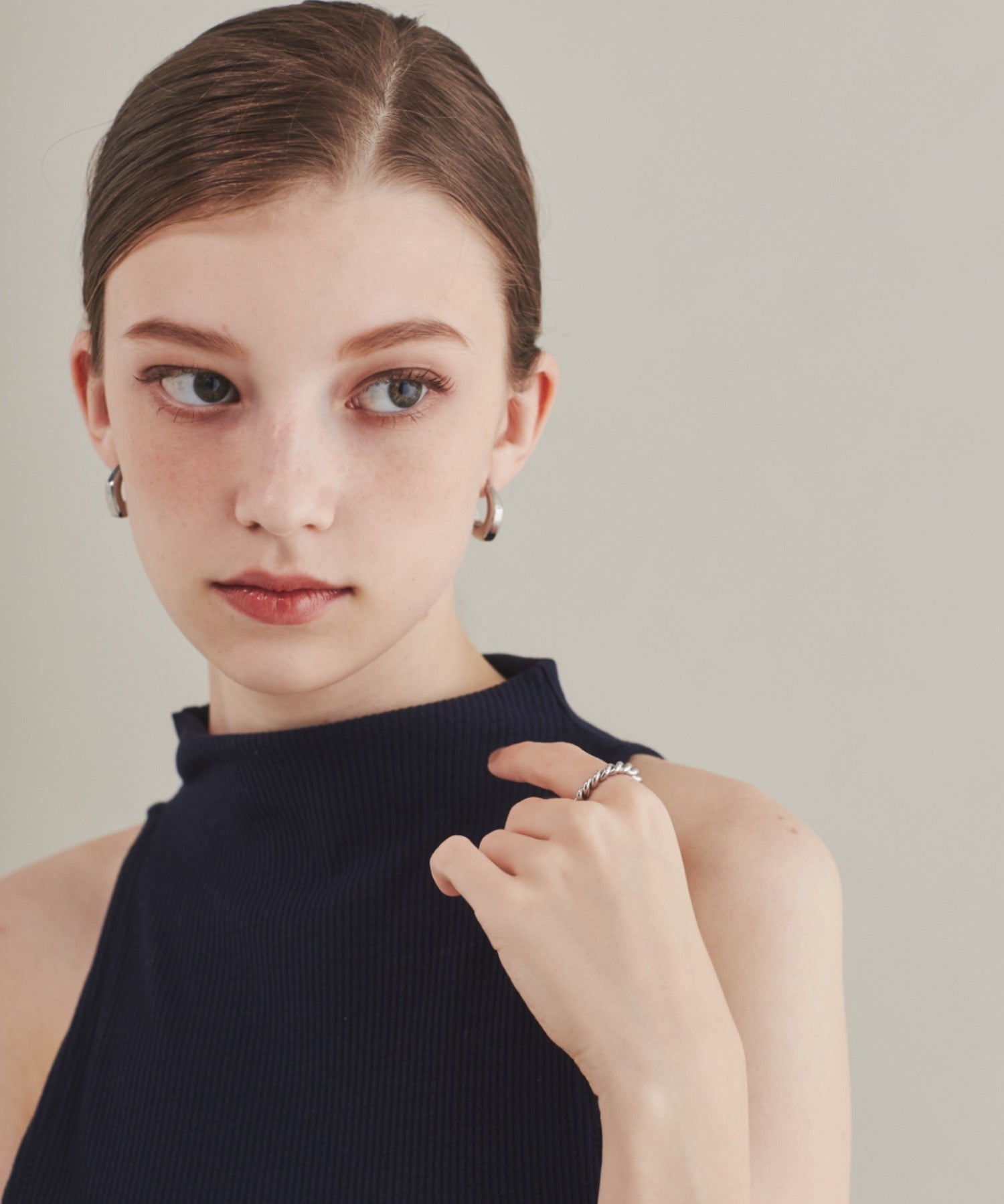 ciite' シーテ リング 【 金属アレルギー対応 】 ツイストリング サージカルステンレス