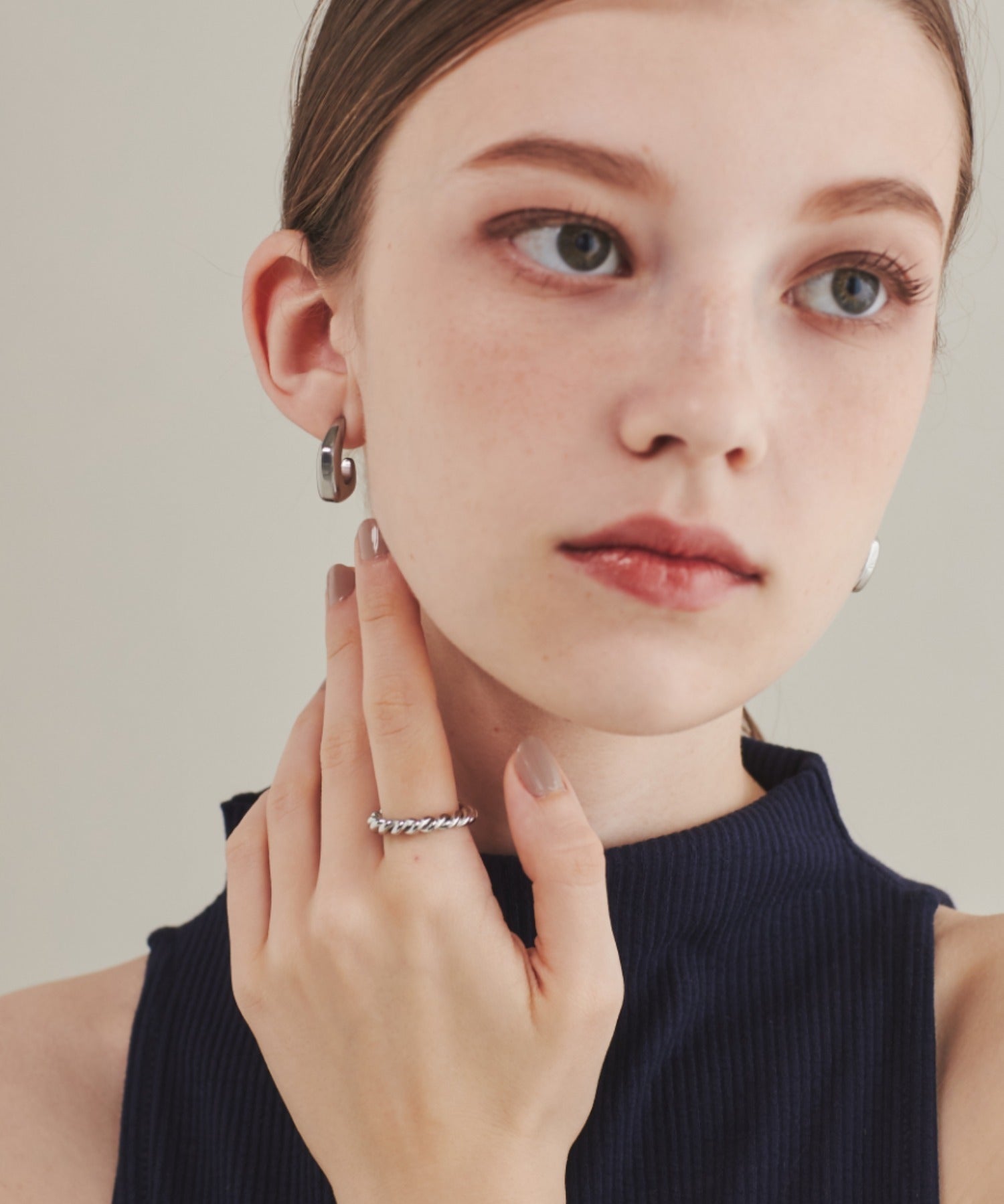 ciite' シーテ リング 【 金属アレルギー対応 】 ツイストリング サージカルステンレス