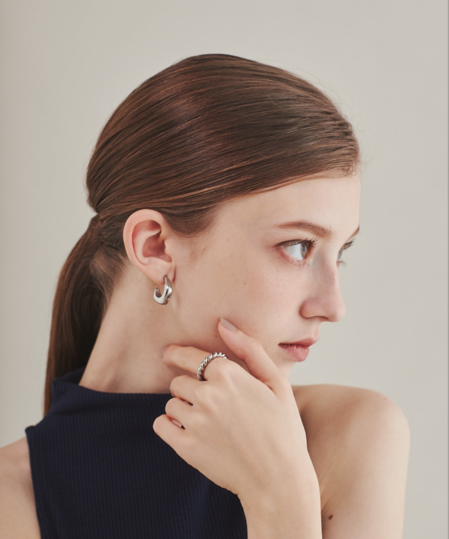 ciite' シーテ リング 【 金属アレルギー対応 】 ツイストリング サージカルステンレス