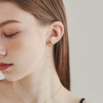 ciite' シーテ ピアス（両耳用） 【 金属アレルギー対応 】 モチーフロングピアス サージカルステンレス (両耳用)