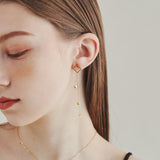 ciite' シーテ ピアス（両耳用） 【 金属アレルギー対応 】 モチーフロングピアス サージカルステンレス (両耳用)