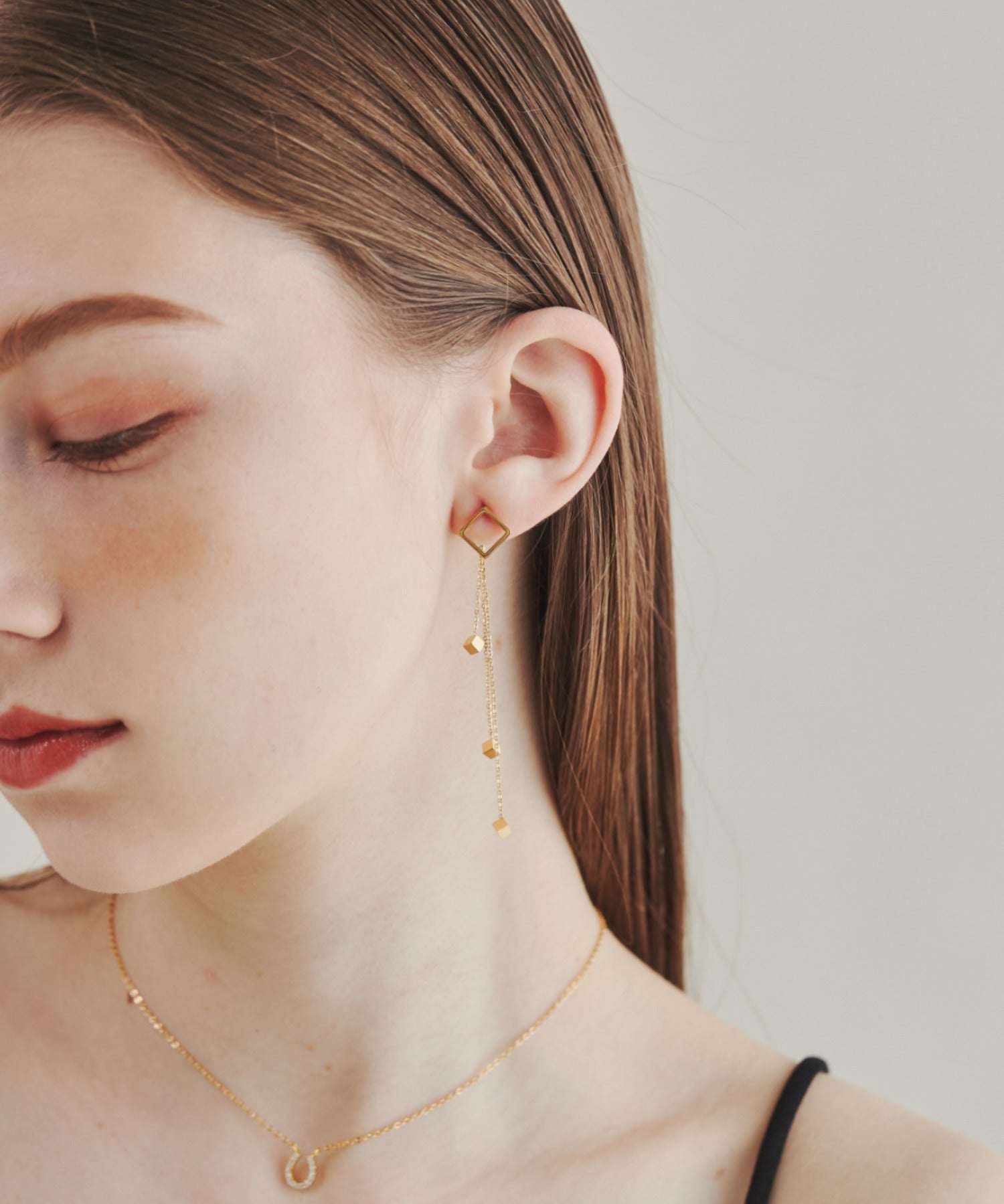 ciite' シーテ ピアス（両耳用） 【 金属アレルギー対応 】 モチーフロングピアス サージカルステンレス (両耳用)