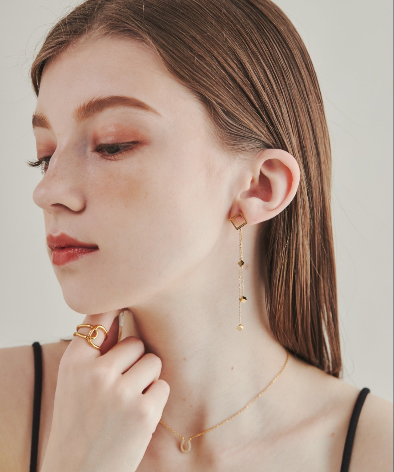 ciite' シーテ ピアス（両耳用） 【 金属アレルギー対応 】 モチーフロングピアス サージカルステンレス (両耳用)