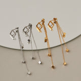 ciite' シーテ ピアス（両耳用） 【 金属アレルギー対応 】 モチーフロングピアス サージカルステンレス (両耳用)