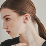 ciite' シーテ ピアス（両耳用） 【 金属アレルギー対応 】 モチーフロングピアス サージカルステンレス (両耳用)