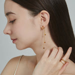 ciite' シーテ ピアス（両耳用） 【 金属アレルギー対応 】 モチーフロングピアス サージカルステンレス (両耳用)