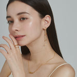 ciite' シーテ ピアス（両耳用） 【 金属アレルギー対応 】 モチーフロングピアス サージカルステンレス (両耳用)