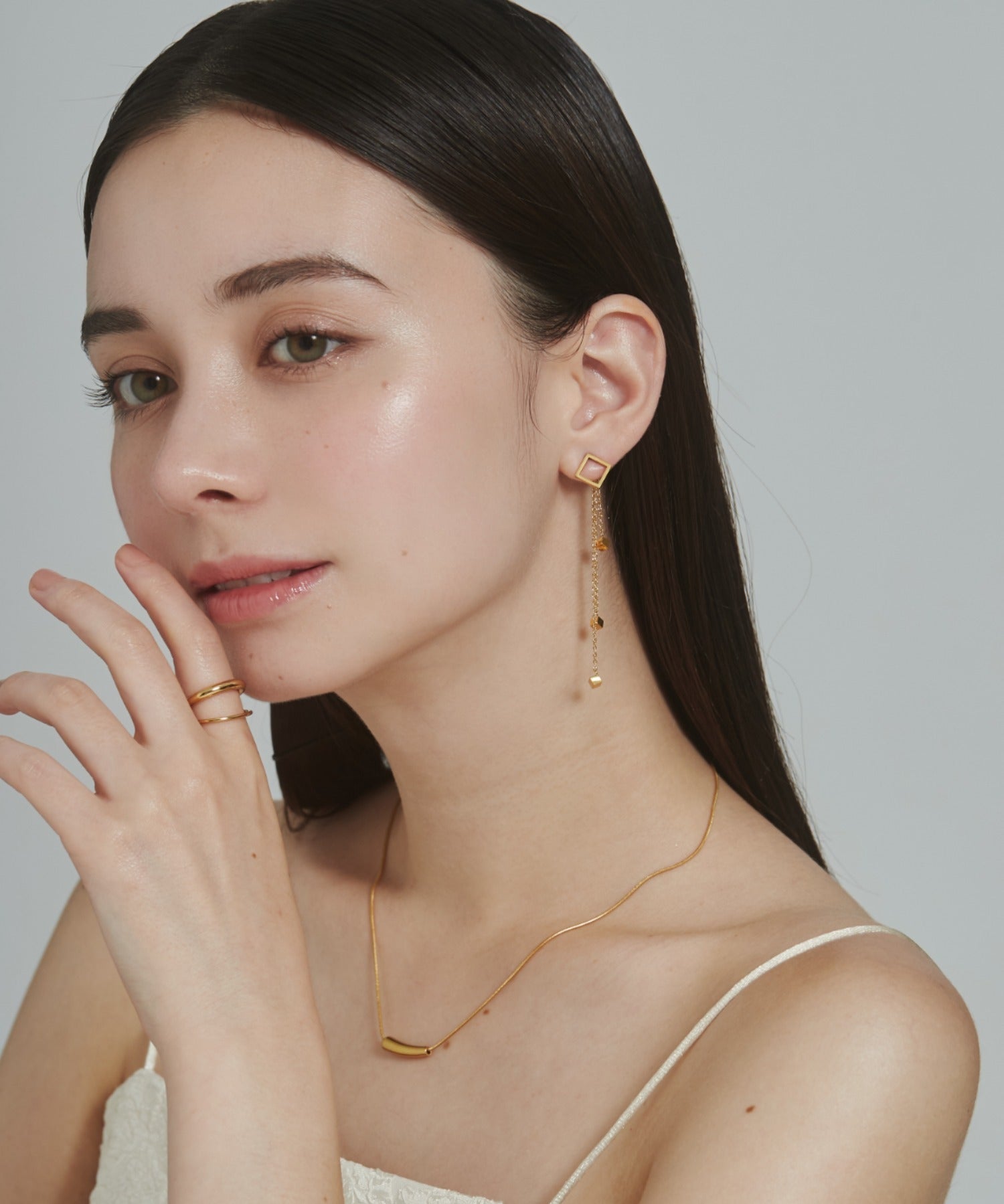 ciite' シーテ ピアス（両耳用） 【 金属アレルギー対応 】 モチーフロングピアス サージカルステンレス (両耳用)