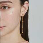 ciite' シーテ ピアス（両耳用） 【 金属アレルギー対応 】 モチーフロングピアス サージカルステンレス (両耳用)