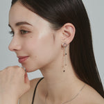 ciite' シーテ ピアス（両耳用） 【 金属アレルギー対応 】 モチーフロングピアス サージカルステンレス (両耳用)