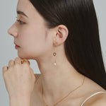 ciite' シーテ ピアス（両耳用） 【 金属アレルギー対応 】 ハートパールピアス サージカルステンレス (両耳用)